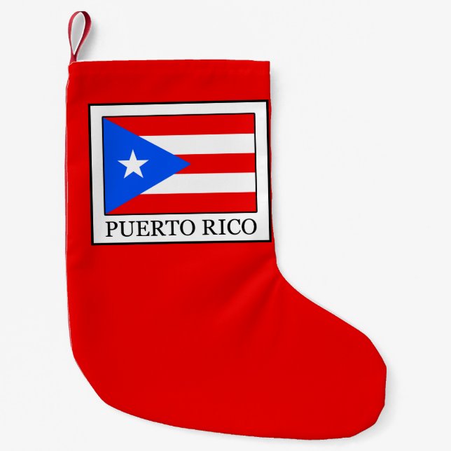 Puerto Rico Small Christmas Stocking (Front)