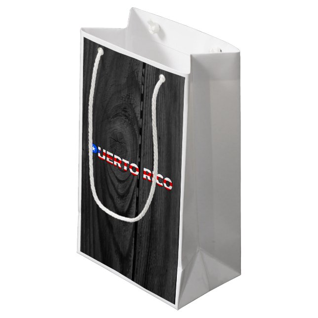 Puerto Rico Small Gift Bag (Front Angled)