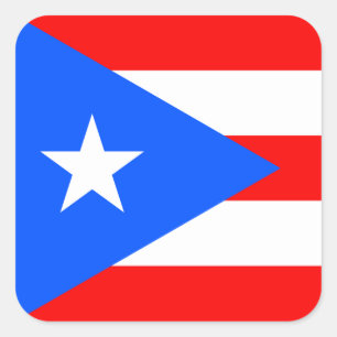 Puerto Rico Square Sticker
