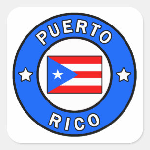 Puerto Rico Square Sticker