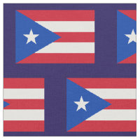 Puerto Rico State Flag Blue Background
