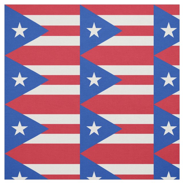Puerto Rico State Flag Fabric (Swatch)