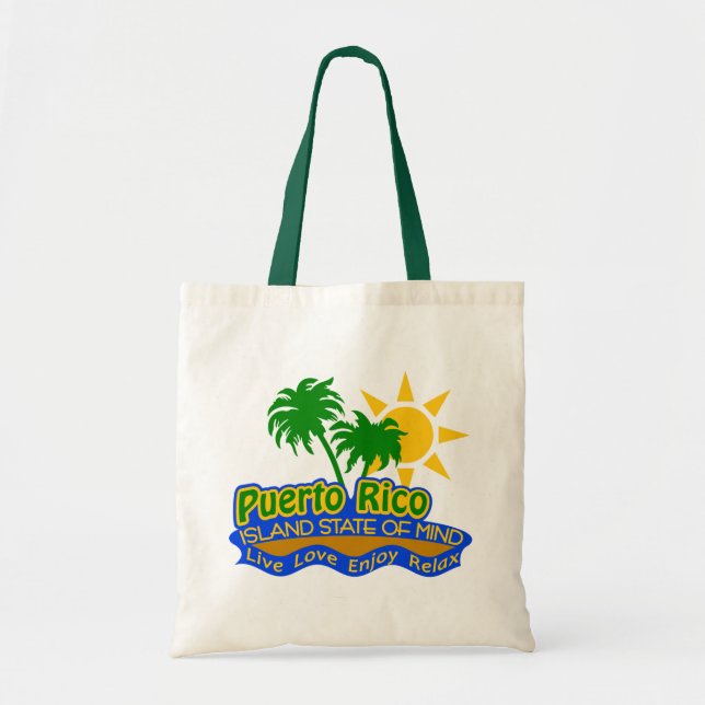 Puerto Rico State of Mind bag - choose style (Front)