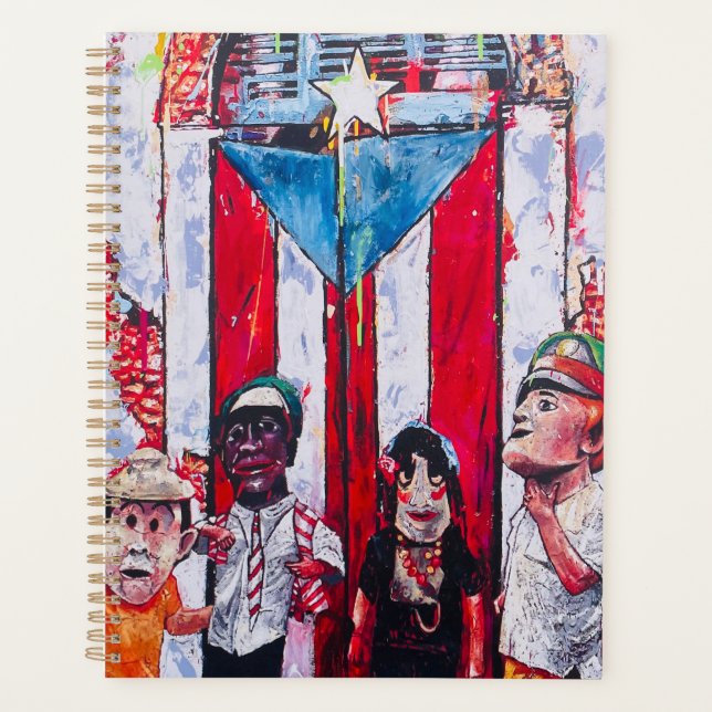 Puerto Rico Street Art  Planner (Front)