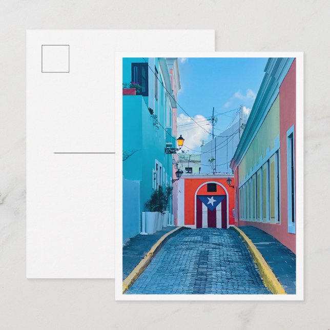 Puerto Rico Street  Postcard (Front/Back)