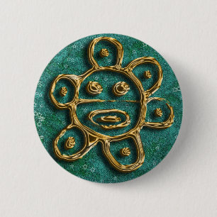 Puerto Rico - sun - Customised 6 Cm Round Badge