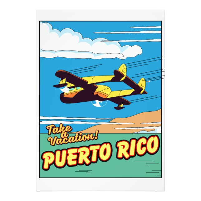 Puerto Rico travel poster (Front)