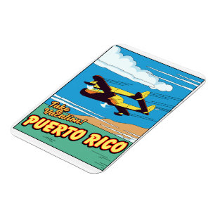 Puerto Rico travel poster Magnet