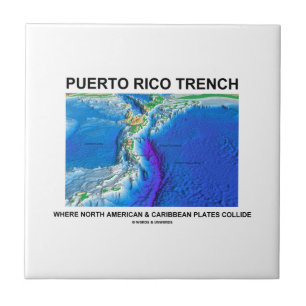 Puerto Rico Trench Where North American Caribbean Tile