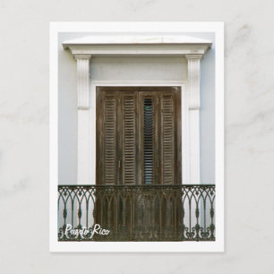 Puerto Rico, vents Viejo San Juan Postcard