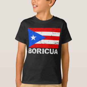 Puerto Rico Vintage Flag Boricua T-Shirt