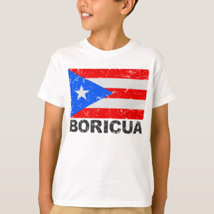 Puerto Rico Vintage Flag Boricua T-Shirt