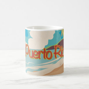 Puerto Rico Vintage Travel Poster Coffee Mug