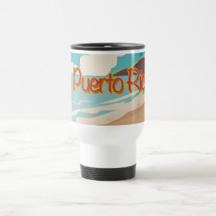 Puerto Rico Vintage Travel Poster Mug
