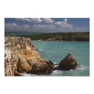 Puerto Rico, West Coast, Cabo Rojo, coastline 3 Photo Print