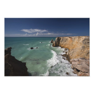 Puerto Rico, West Coast, Cabo Rojo, coastline Photo Print