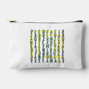 PUERTO RICO WORD SEARCH ACCESSORY POUCH