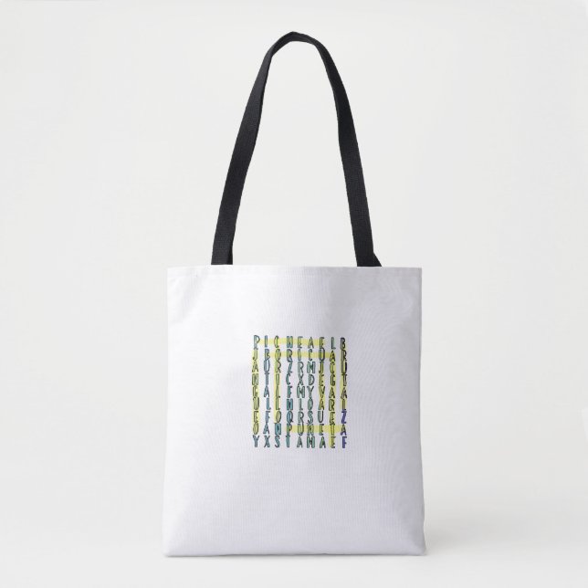 PUERTO RICO WORD SEARCH TOTE BAG (Front)