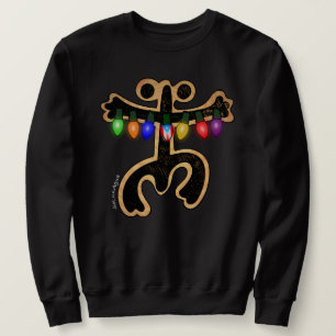 Puerto Rico Xmas Coqui Taino Symbol Boricua Flag Sweatshirt