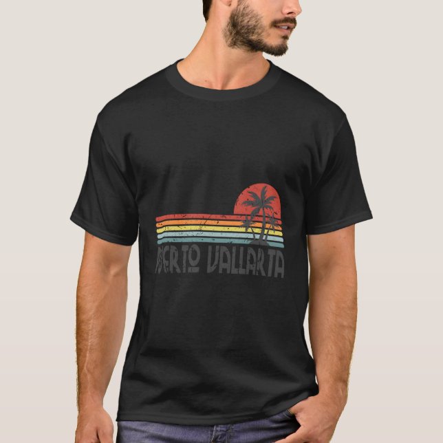 Puerto Valla Mexican Beach T-Shirt (Front)
