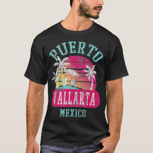 Puerto Vallarta Beach Meico Distressed Novelty Pal T-Shirt