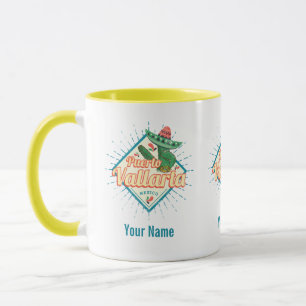 Puerto Vallarta Jalisco Mexico dancing cactus Mug