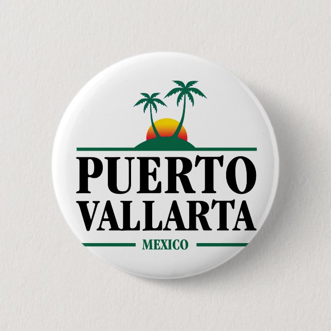 Puerto Vallarta Mexico 6 Cm Round Badge (Front)