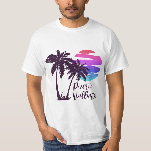 PUERTO VALLARTA Mexico Beach Vacation Spring Break T-Shirt (Front)