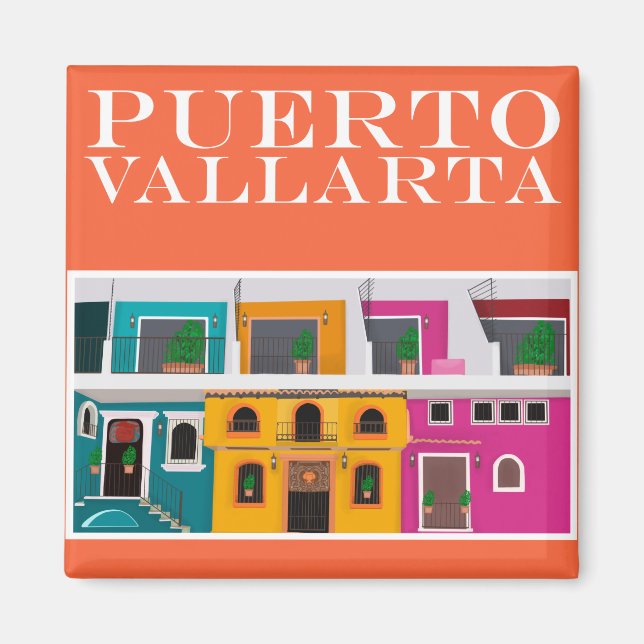 Puerto Vallarta Mexico Magnet (Front)