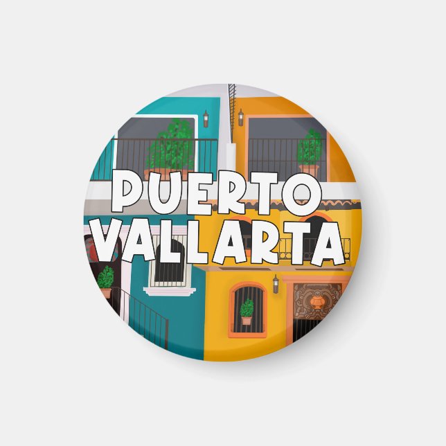 Puerto Vallarta Mexico Magnet (Front)