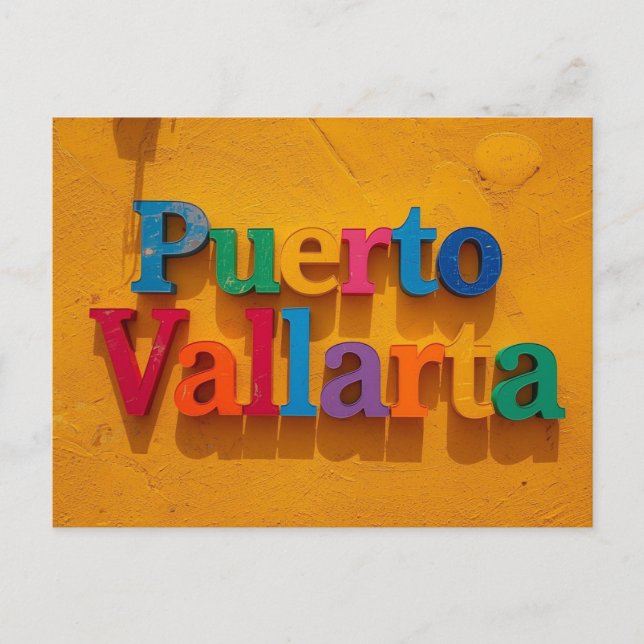 Puerto vallarta mexico postcard (Front)