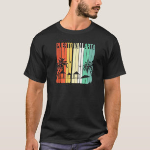 Puerto Vallarta Mexico Retro Mexican Resort Vacati T-Shirt