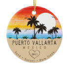 Puerto Vallarta Mexico Retro Sunset Souvenirs 60s