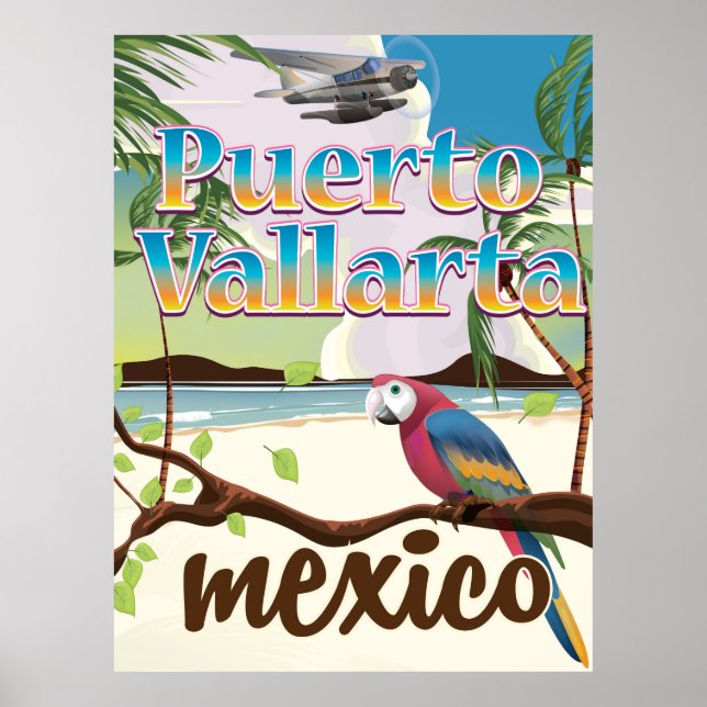 Puerto Vallarta Mexico travel poster (Front)