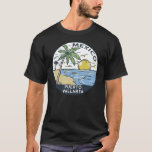 Puerto Vallarta Mexico Vintage T-Shirt<br><div class="desc">Puerto Vallarta vector art design. It is a Mexican beach resort city situated on the Pacific Ocean's Bahía de Banderas in the Mexican state of Jalisco.</div>