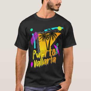 Puerto Vallarta Vacations Matching Retro Vintage T T-Shirt