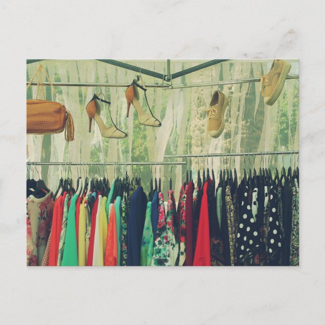 Puesto de ropa postcard (Front)