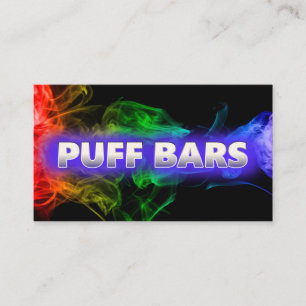 Puff Bar Vape Black Business Card