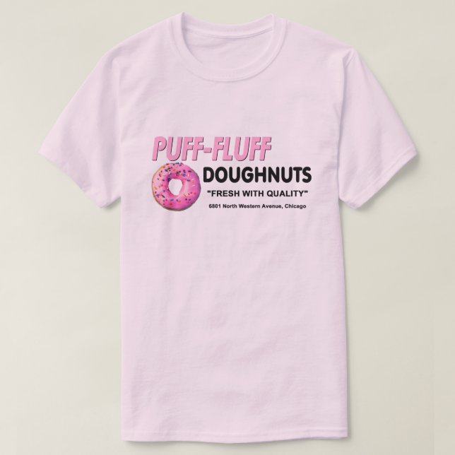 Puff─Fluff Doughnuts, Chicago T-Shirt (Design Front)
