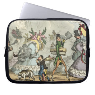 Puff, Puff, It is an Age of Puffing, Puff, Puff, P Laptop Sleeve