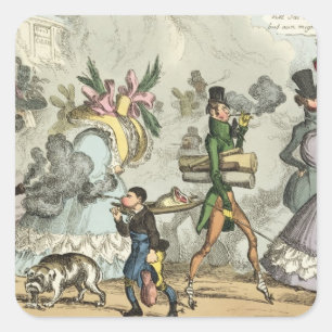 Puff, Puff, It is an Age of Puffing, Puff, Puff, P Square Sticker