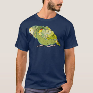 Puffed Blue Fronted Amazon Parrot T-Shirt
