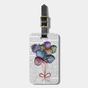 Puffer Fish Balloons Luggage Tag