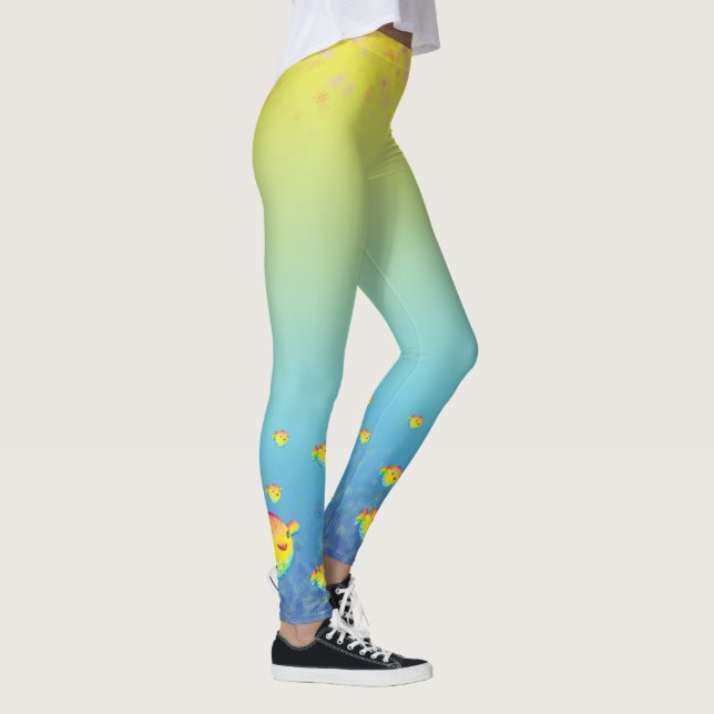 Puffer fish leggings (Right)