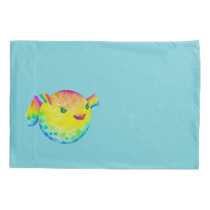 Puffer fish pillowcase