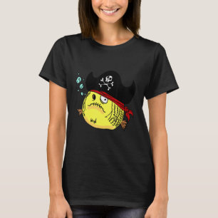 Puffer Fish Pirate Buccaneer Sea T-Shirt