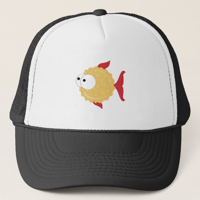 Puffer Fish Trucker Hat (Front)
