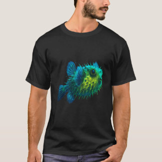 Pufferfish Lover Motif Blowfish Sea Ocean Animal P T-Shirt