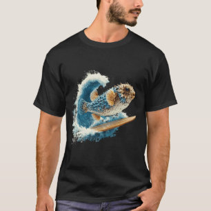 Pufferfish Lover Motif Blowfish Sea Ocean Animal P T-Shirt