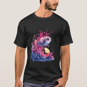 Pufferfish Lover Motif Blowfish Sea Ocean Animal P T-Shirt